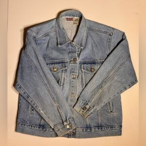 Sz L BillBlass Denim Jacket VTG